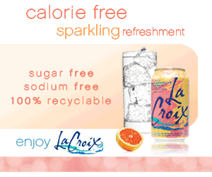 LaCroix water advertisement